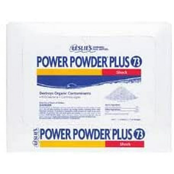 Leslie's Power Powder Plus Flagship Pool Shock and SuperChlorinator, 1lb 12 Pack