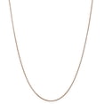 thumbnail image 1 of Leslie's Real 14kt Rose Gold .8mm Spiga (Wheat) Chain; 20 inch; Lobster Clasp; for Adults and Teens; for Women and Men, 1 of 5