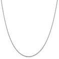 thumbnail image 1 of Leslie's Real 14kt White Gold 1.3mm Sparkle Singapore Chain; 18 inch; Lobster Clasp; for Adults and Teens; for Women and Men, 1 of 5