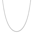 thumbnail image 1 of Leslie's Real 14kt White Gold 1.5mm Diamond Cut Rolo Chain; 20 inch; Lobster Clasp; for Adults and Teens; for Women and Men, 1 of 5