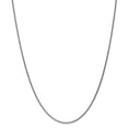 thumbnail image 1 of Leslie's Real 14kt White Gold 1.65mm Spiga (Wheat) Chain; 16 inch; Lobster Clasp; for Adults and Teens; for Women and Men, 1 of 5