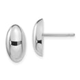 thumbnail image 1 of Leslie's Real 14kt White Gold Polished Post Earrings; for Adults and Teens; for Women and Men, 1 of 3