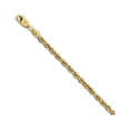 thumbnail image 1 of Leslie's Real 14kt Yellow Gold 3mm Diamond-Cut Rope Chain; 22 inch; Lobster Clasp; for Adults and Teens; for Women and Men, 1 of 5