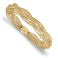 thumbnail image 1 of Leslie's Real 14kt Yellow Gold Fancy Stretch Bangle Chain Bracelet; 7.5 inch; for Adults and Teens; for Women and Men, 1 of 2