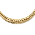 thumbnail image 1 of Leslie's Real 14kt Yellow Gold Polished Graduated Fancy Link Necklace; 18 inch; for Adults and Teens; for Women and Men, 1 of 1