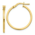 thumbnail image 1 of Leslie's Real 14kt Yellow Gold Polished Hoop Earrings; for Adults and Teens; for Women and Men, 1 of 3