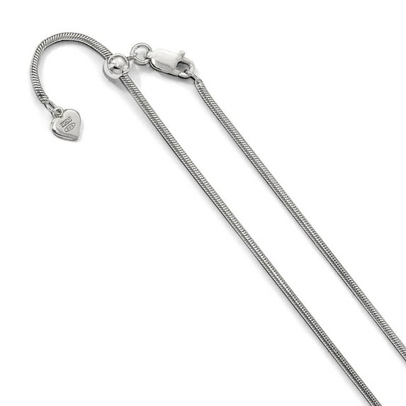 FJC Finejewelers Sterling Silver Adjustable Snake Chain Necklace
