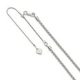 thumbnail image 1 of FJC Finejewelers Sterling Silver Adjustable Spiga Chain Necklace, 1 of 3