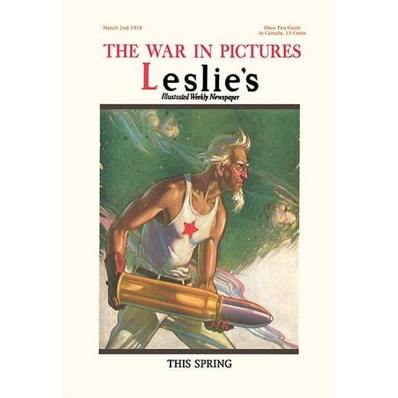 Leslie's: The War in Pictures Fine art canvas print (20" x 30")