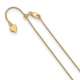 thumbnail image 1 of Leslies Sterling Silver Gold-Plated Adjustable 1 mm 30 in. Spiga Chain, 1 of 1