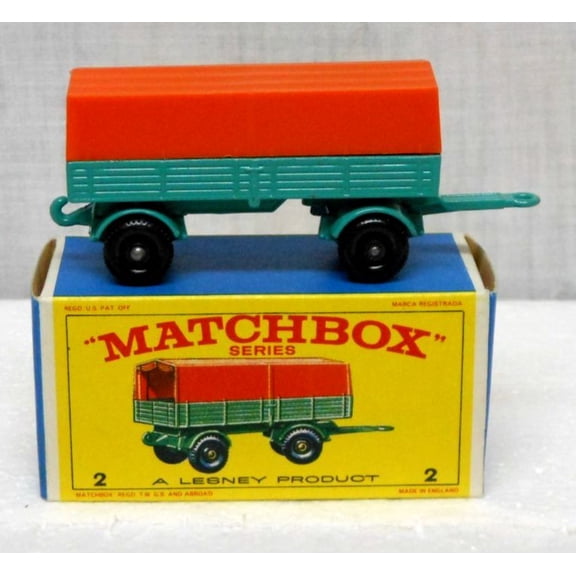 Lesney Matchbox 2D Mercedes Trailer Issued 1968