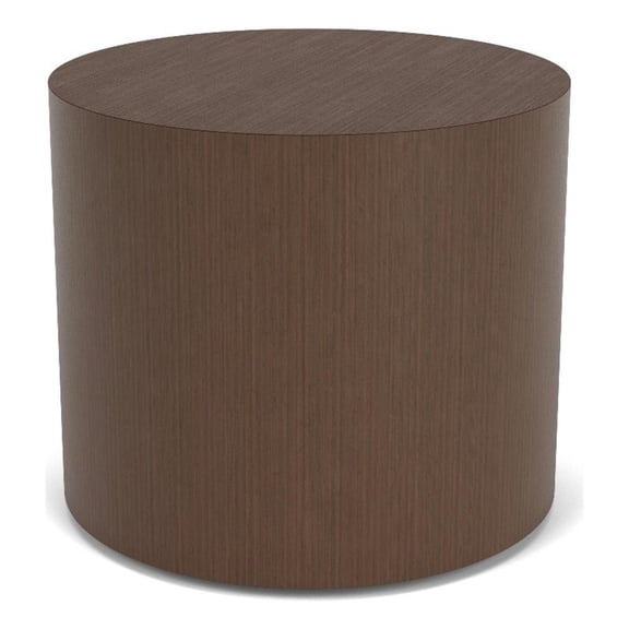 Lesro Mystic Lounge Reception 19" Cylinder Table 16" Tall with Top in Brown