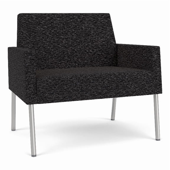 Lesro Mystic Lounge Reception Bariatric Chair in Black