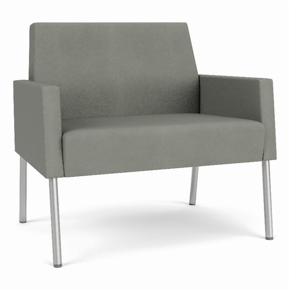 Lesro Mystic Lounge Reception Bariatric Chair in Gray