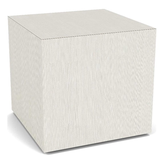 Lesro Mystic Lounge Reception Cube Table 16" Tall with Laminate Top in White