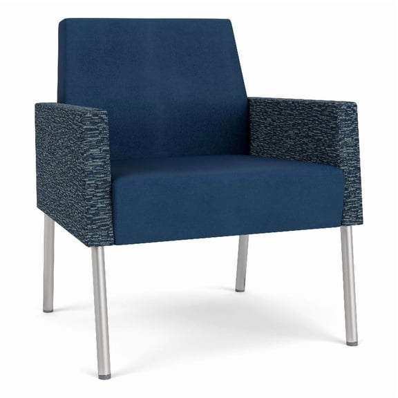 Lesro Mystic Lounge Reception Guest Chair in Blue