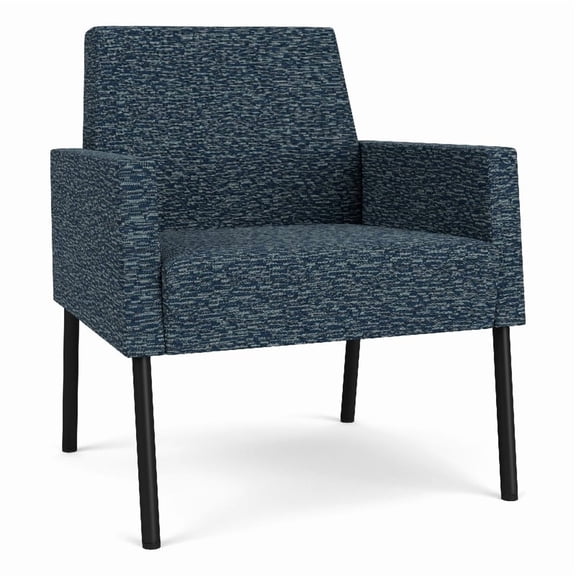 Lesro Mystic Lounge Reception Guest Chair in Blue
