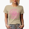 thumbnail image 1 of Less Bitter, More Glitter, Girl Quote, Sassy Girls Themed Merch Gift, Tan T-Shirt, 3XL, 1 of 5
