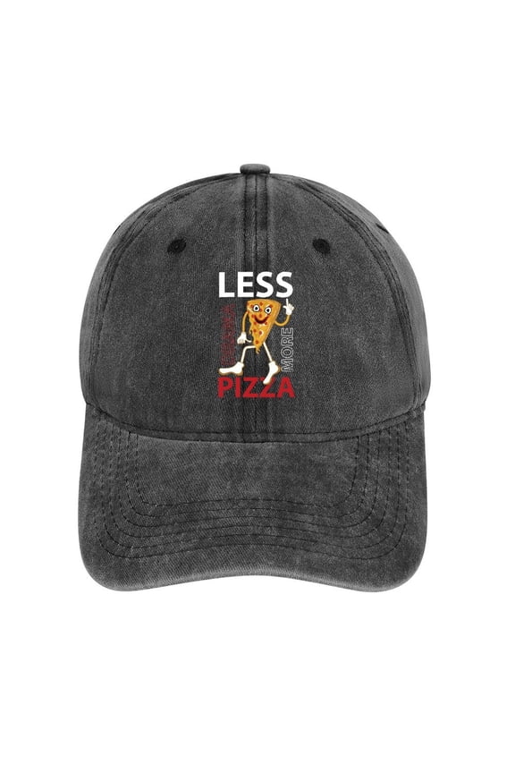 Less Drama, More Pizza Hat Adjustable Funny Fashion Unisex Baseball Cap For Men Women