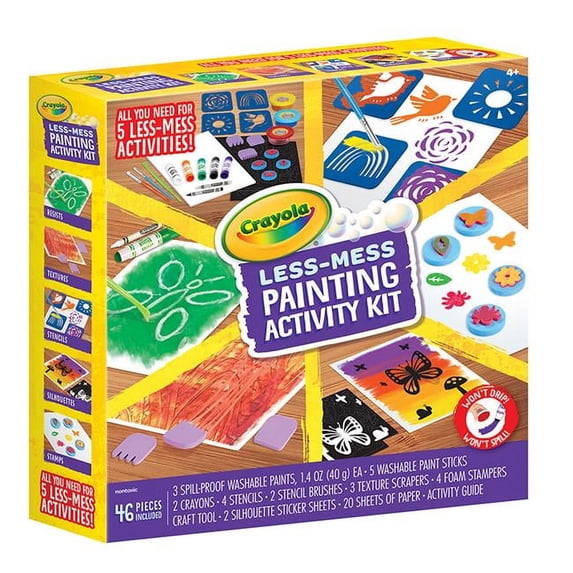 Less Mess Painting Activity Kit, Assorted Color