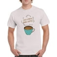 thumbnail image 1 of Less Stress More Coffee T-Shirt Men -Smartprints Designs, Male Large, 1 of 4