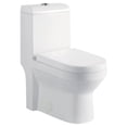 thumbnail image 1 of LessCare 1.28 GPF (Water Efficient) Round One-Piece Toilet (Seat Included), 1 of 2