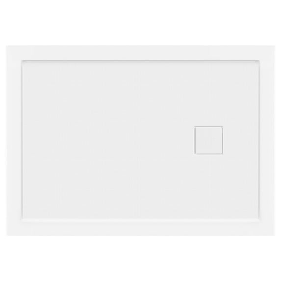 LessCare 48 x 34 Right Double Threshold Shower Pan Base Wall Corner Right Drain