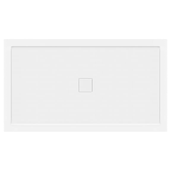 LessCare 60 x 34 Right Double Threshold Shower Pan Base Wall Corner Center Drain