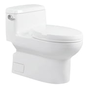 LessCare Modern 1.28 GPF Elongated One-Piece Toilet