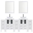 thumbnail image 1 of LessCare Modern 106'' Double Bathroom Vanity Set with Mirror, 1 of 2