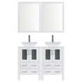thumbnail image 1 of LessCare Modern 60'' Double Bathroom Vanity Set with Mirror, 1 of 2