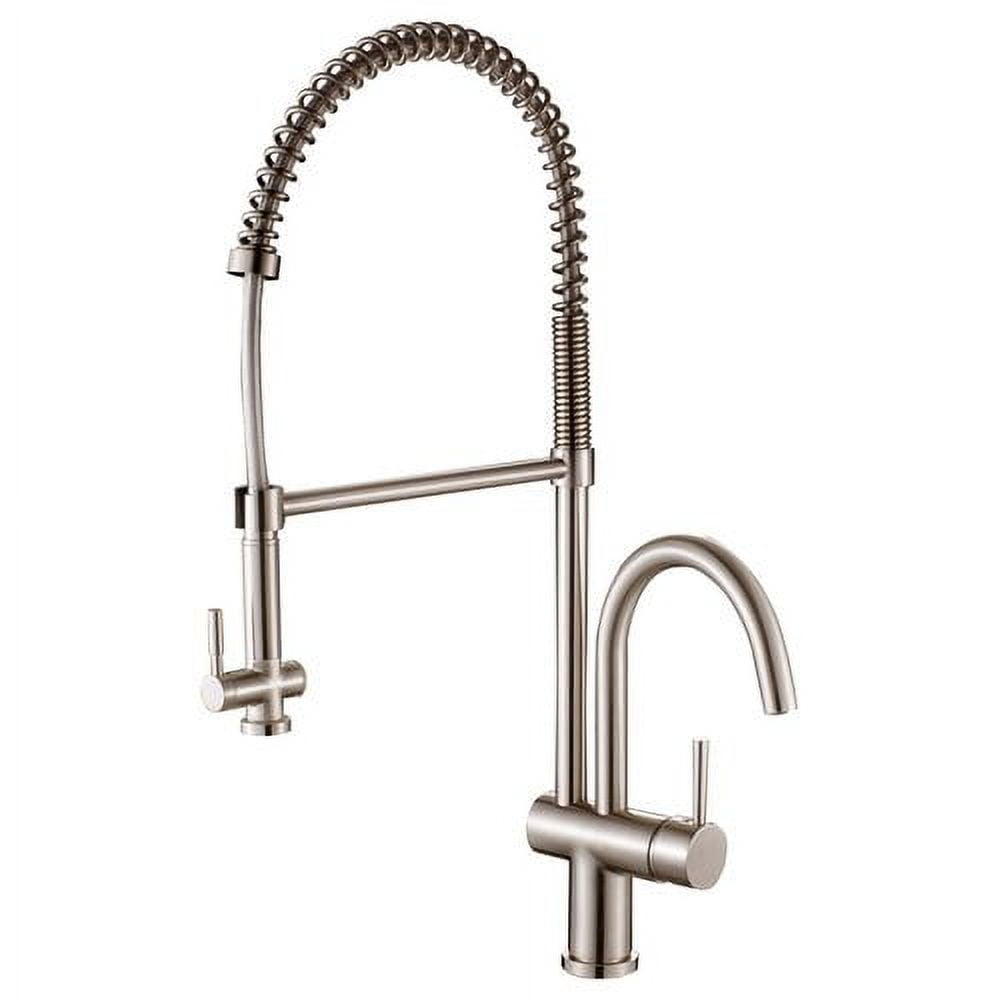 LessCare Spring-Type Pull Out Single Handle Kitchen Faucet
