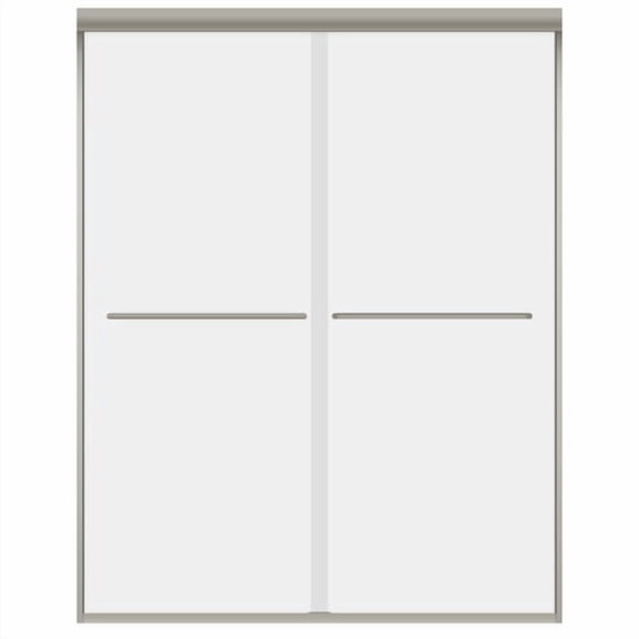 LessCare Ultra-A 24.75'' x 76'' Bypass Sliding Shower Door