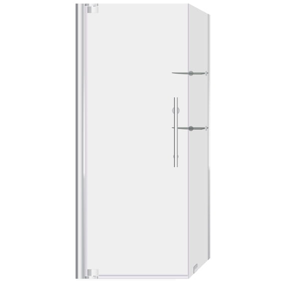 LessCare Ultra-G 30'' x 72'' Pivot Shower Door