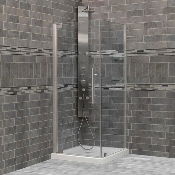 LessCare Ultra-G 35'' x 72'' Pivot Shower Door