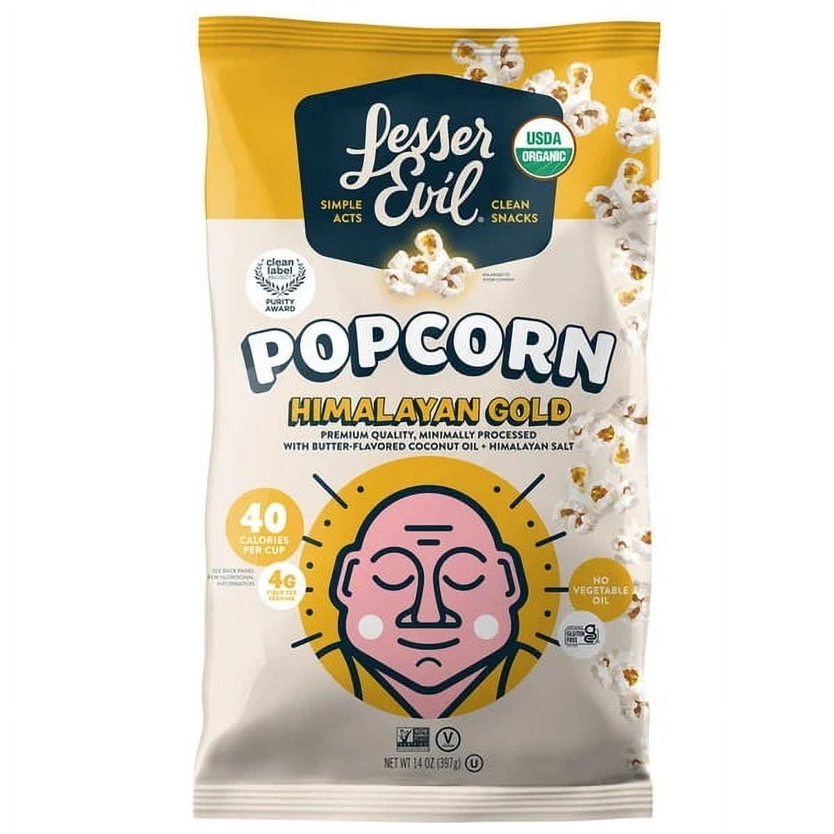 Lesser Evil Himalayan Gold Popcorn, 14 Ounce