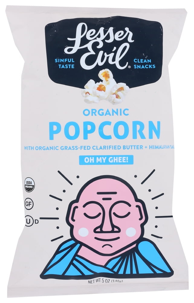 Lesser Evil Popcorn Oh My Ghee, 5 Oz.