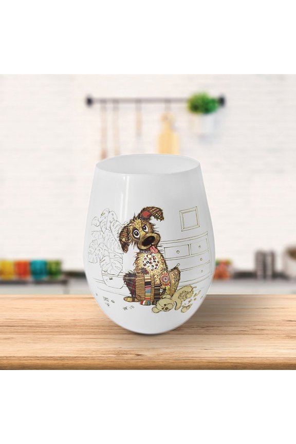 Murphy Mutt Stemless Glass