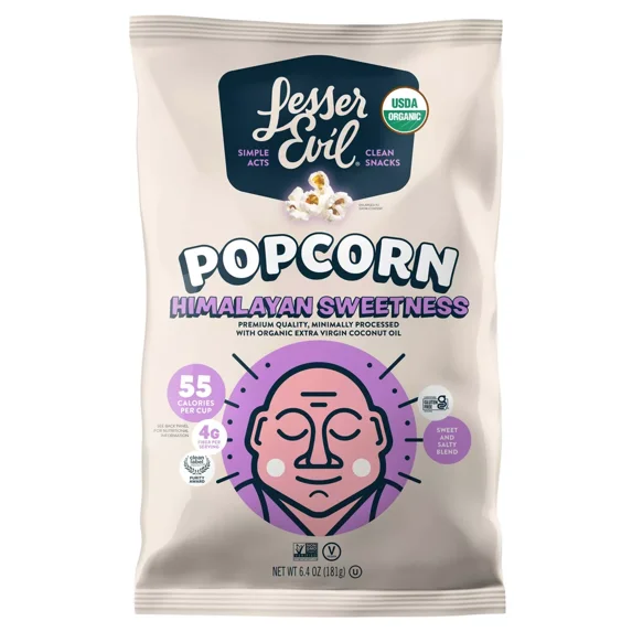LesserEvil Budda Bowl® Organic Popcorn Himalayan Sweetness -- 6.4 oz