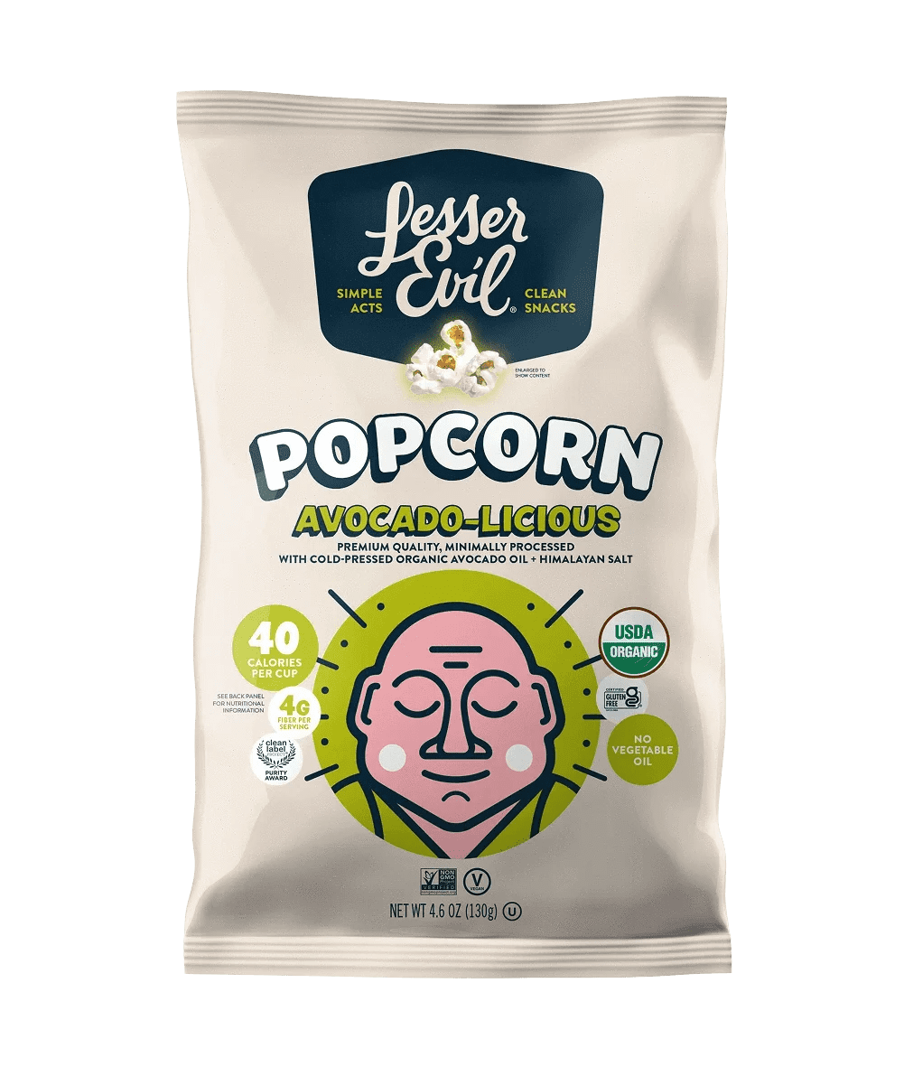 LesserEvil Buddha Bowl Popcorn Avocado-Licious 4.6 oz