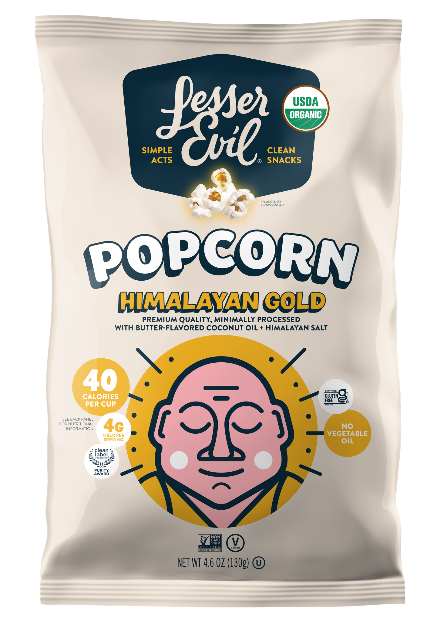 Lesser Evil Avocado Popcorn