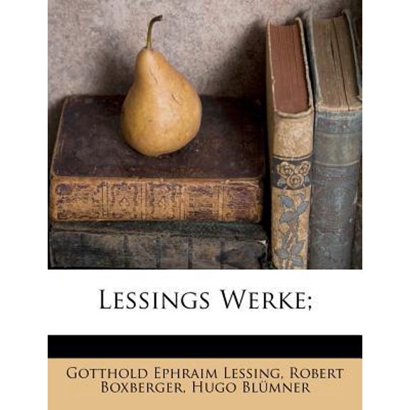 Lessings Werke; : 8 (Paperback)