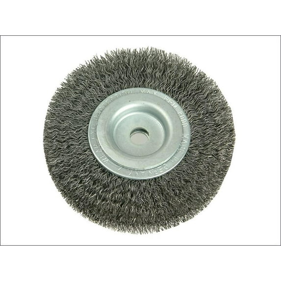 Lessmann - Wheel Brush D178mm x W23-25 x 50 Bore Set 3 Steel Wire 0.30
