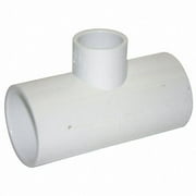 Lesso America 401-212, Plumbing, PVC Pipe Fitting, Reducing Tee, SCH40, 1-1/2 1-1/2 1-1/4