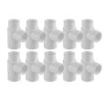thumbnail image 1 of Lesso America 401-239 (10 Pack), Plumbing, PVC Pipe Fitting, Reducing Tee, SCH40, 2×1-1/2×1", 1 of 3