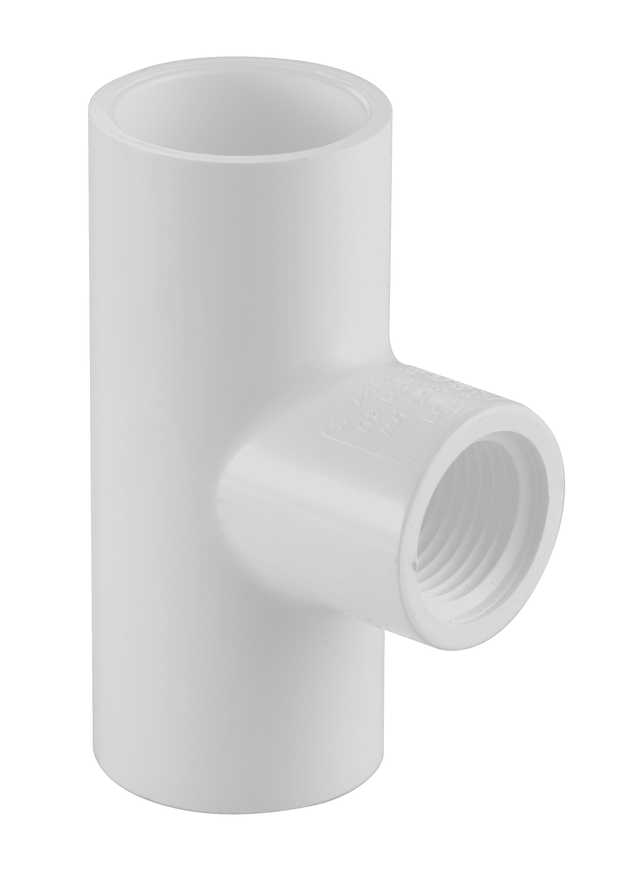 Lesso America 402-210, Plumbing, PVC Pipe Fitting, Reducing Tee, SCH40 ...