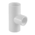 thumbnail image 1 of Lesso America 402-292, Plumbing, PVC Pipe Fitting, Reducing Tee, SCH40, 2-1/2×2-1/2×2", 1 of 3