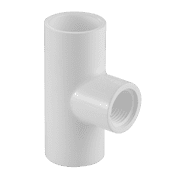 Lesso America 402-528, Plumbing, PVC Pipe Fitting, Reducing Tee, SCH40, 6 6 2"