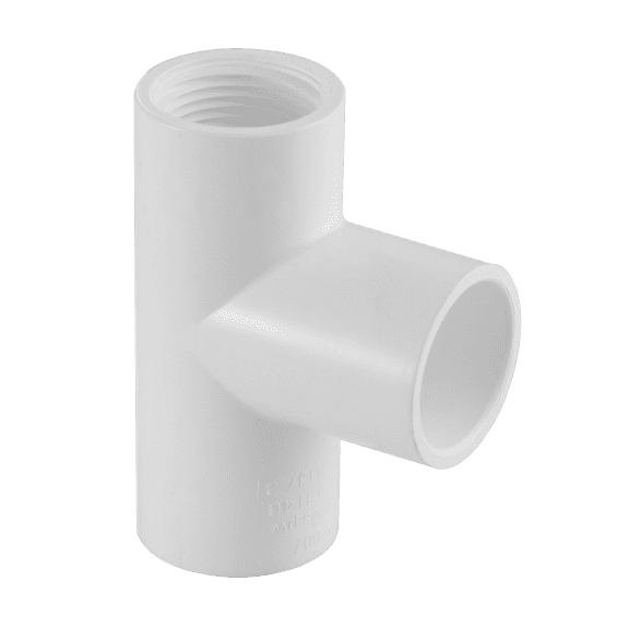 Lesso America 403-007, Plumbing, PVC Pipe Fitting, Tee, SCH40, 3/4"