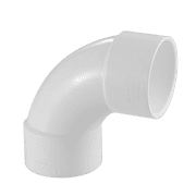 Lesso America 406-020S, Plumbing, PVC Pipe Fitting, 90 Sweep Elbow, SCH40, 2